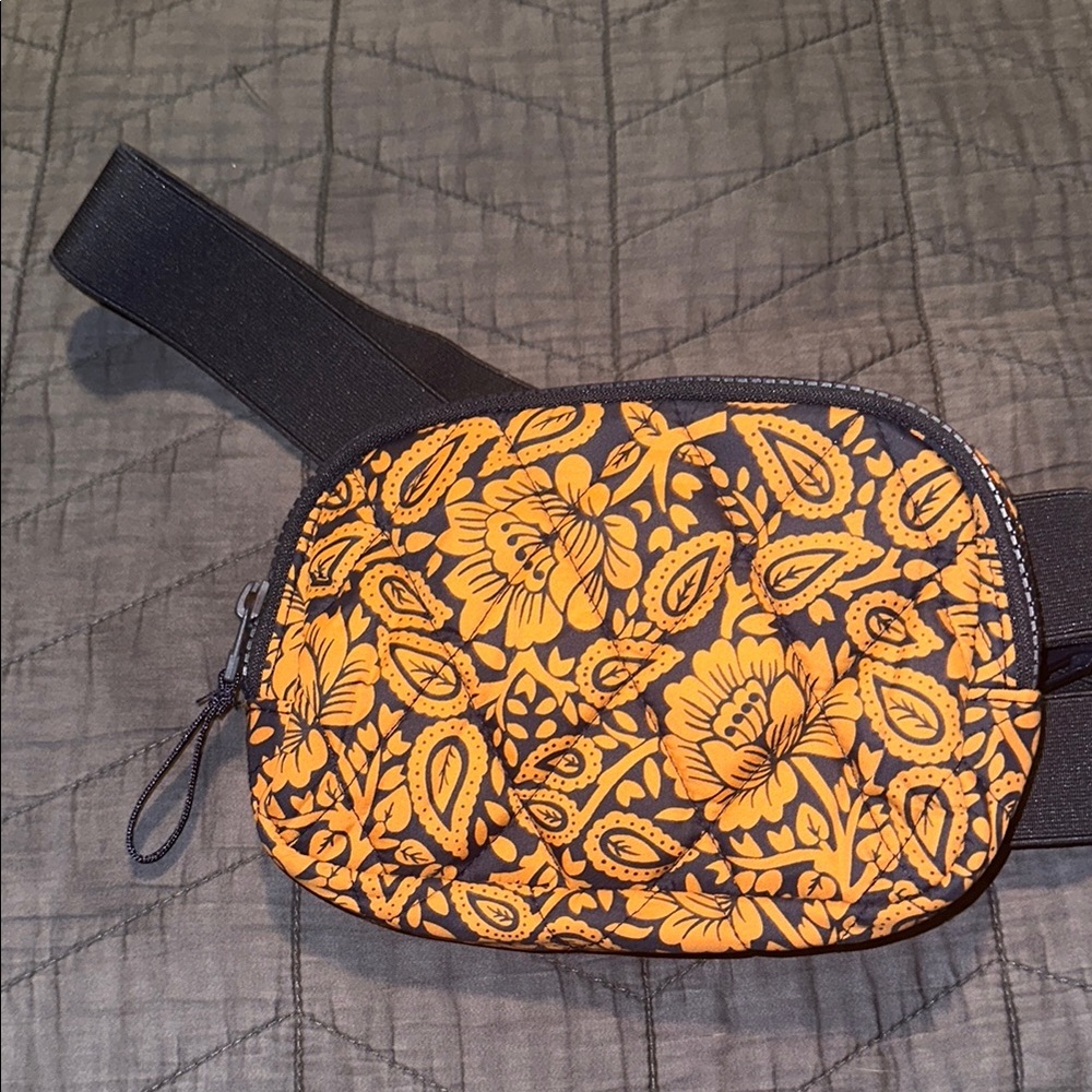 Vera Bradley Navy and Orange Waist Bag